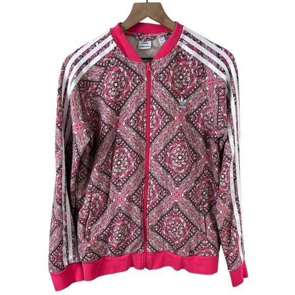 Adidas Originals Girls Superstar Stained Glass Full‎ Zip Track Jacket XL - Picture 1 of 7